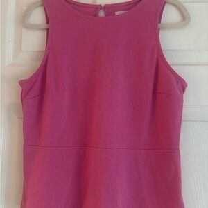 14th & Union Fuchsia Sleeveless Blouse